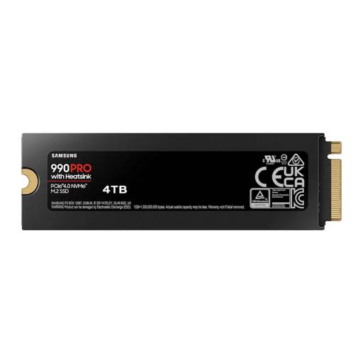 Samsung 990 Pro 4 TB M.2-2280  PCIe 4.0 X4  NVME SSD