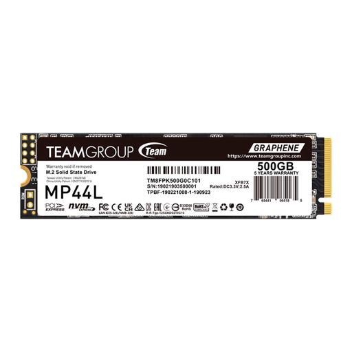 TeamGroup MP44L 500 GB M.2-2280  PCIe 4.0 X4  NVME SSD