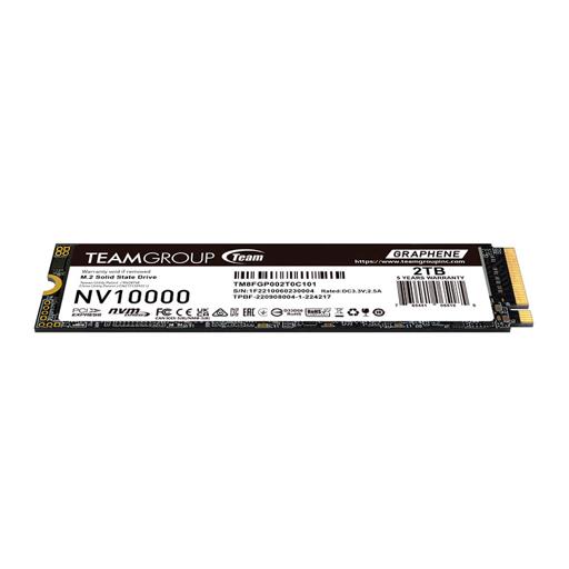 TeamGroup NV10000 2 TB M.2-2280  PCIe 5.0 X4  NVME SSD