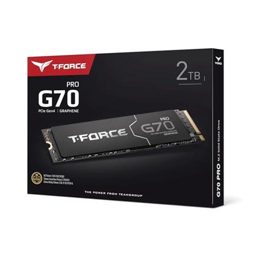 TeamGroup T-FORCE G70 PRO Graphene 2 TB M.2-2280  PCIe 4.0 X4  NVME SSD