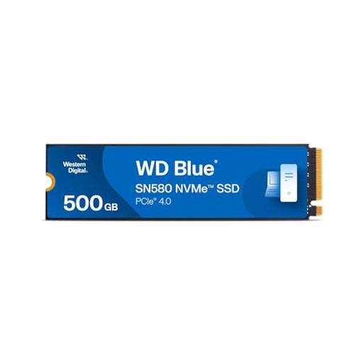 Western Digital Blue SN580 500 GB M.2-2280  PCIe 4.0 X4  NVME SSD