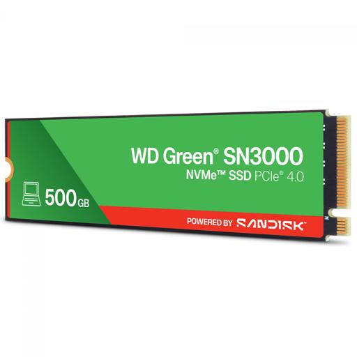 Western Digital SN3000 500 GB M.2-2280  PCIe 4.0 X4  NVME SSD