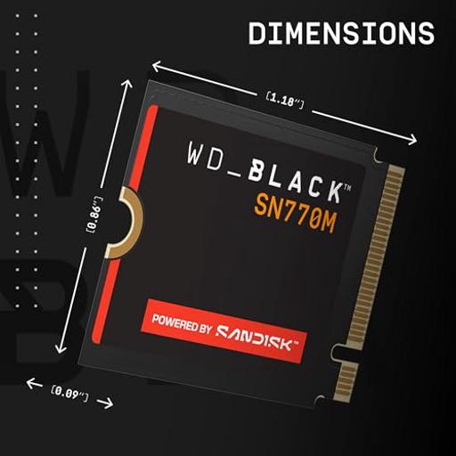 Western Digital SN770M 1 TB M.2-2230  PCIe 4.0 X4  NVME SSD