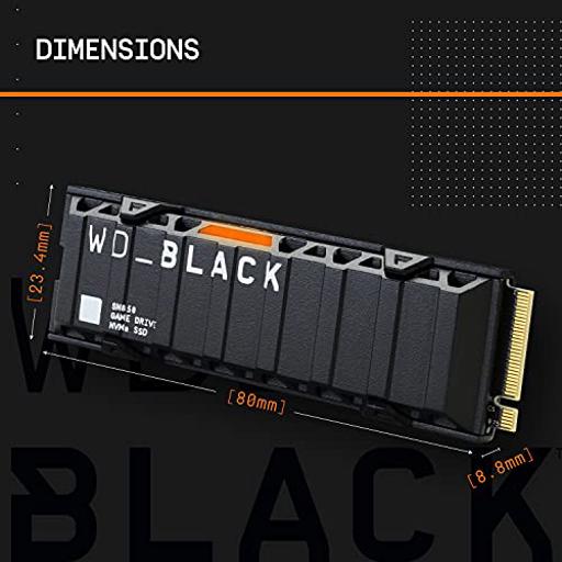 Western Digital WD Black 1 TB M.2-2280  PCIe 3.0 X4  NVME SSD