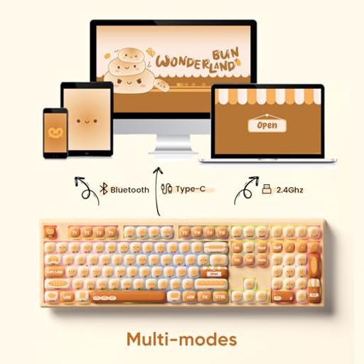 Akko x MonsGeek MG108B Bun Wonderland
