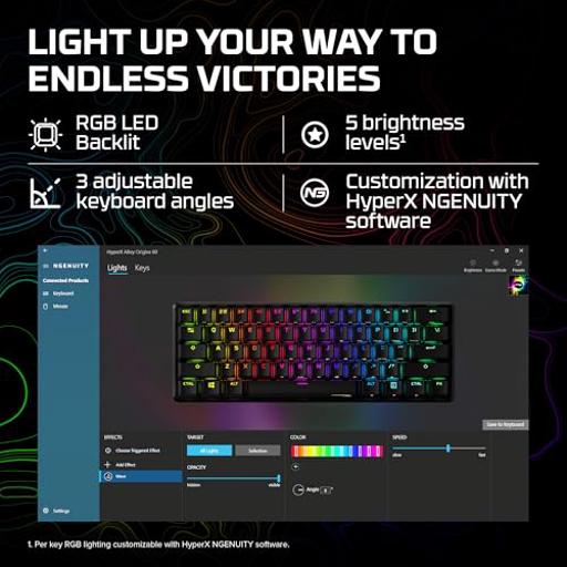 HyperX HX 60 Alloy Origins AQU