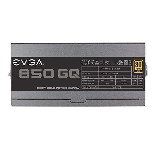 EVGA 210-GQ-0850-V1 850 W Certificado 80+ Gold Semi ATX12V / EPS12V