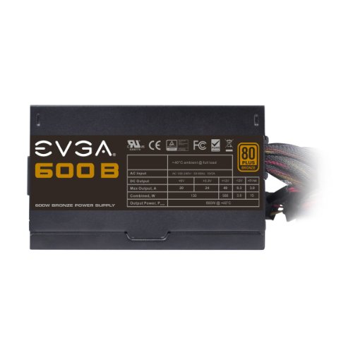 EVGA 100-B1-0600-KR 600 W Certificado 80+ Bronze  ATX12V / EPS12V