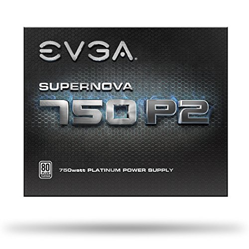 EVGA 220-P2-0750-X1 750 W Certificado 80+ Platinum Full-Modular ATX12V / EPS12V