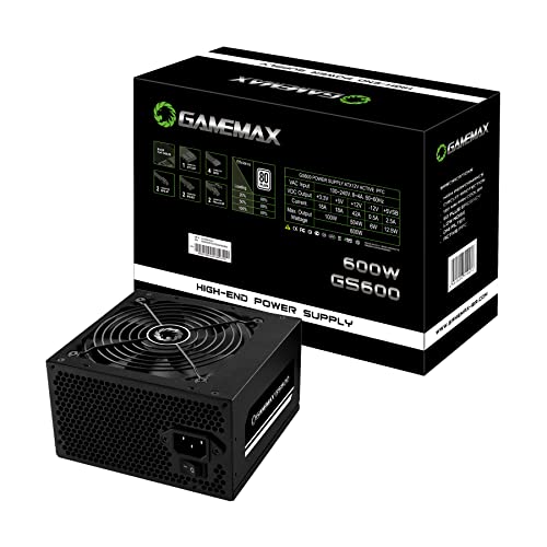 Gamemax 600W 600 W Certificado 80+ White  ATX12V