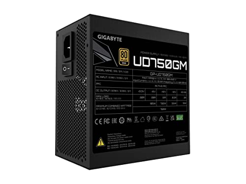 Gigabyte Ultra Durable UD750GM 750W 750 W Certificado 80+ Gold Semi ATX12V