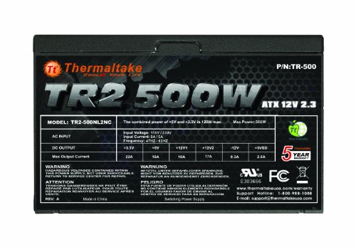 Thermaltake TR-500 500 W Certificado 80+ Bronze  ATX12V