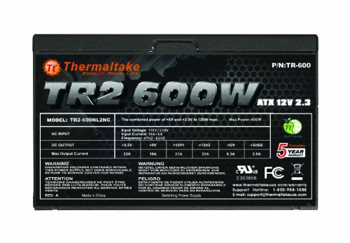 Thermaltake TR-600 600 W Certificado 80+ Bronze  ATX12V