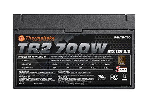 Thermaltake TR-700 700 W Certificado 80+ Bronze  ATX12V / EPS12V