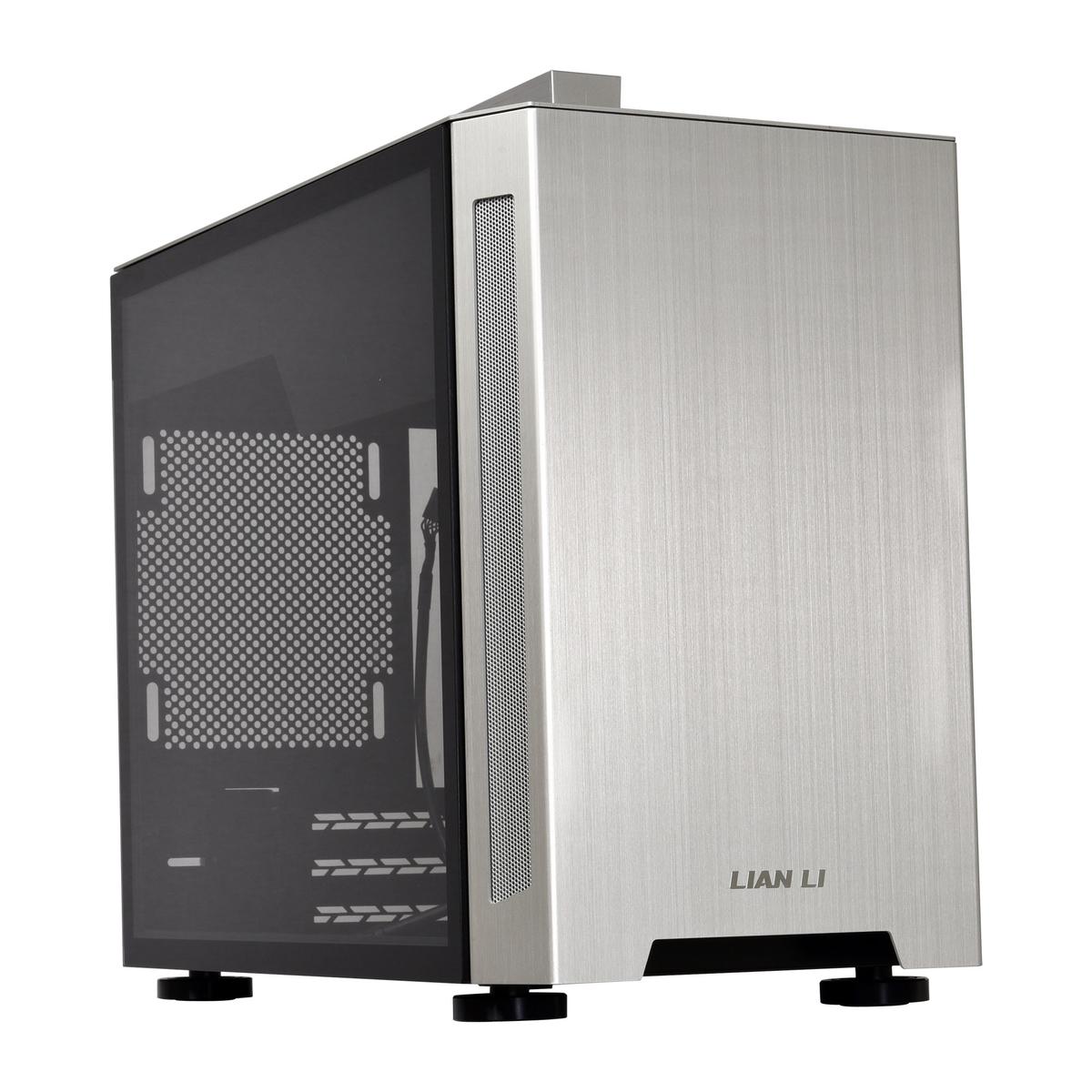 LIAN LI TU150 Mini ITX Desktop (Prata)
