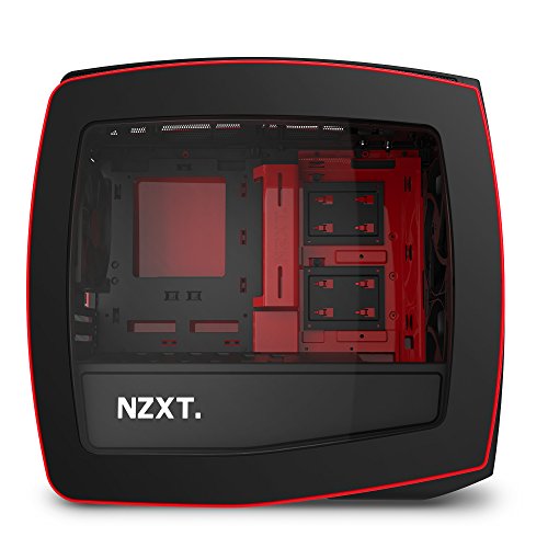 NZXT Manta Matte Mini ITX Desktop (Preto / Vermelho)