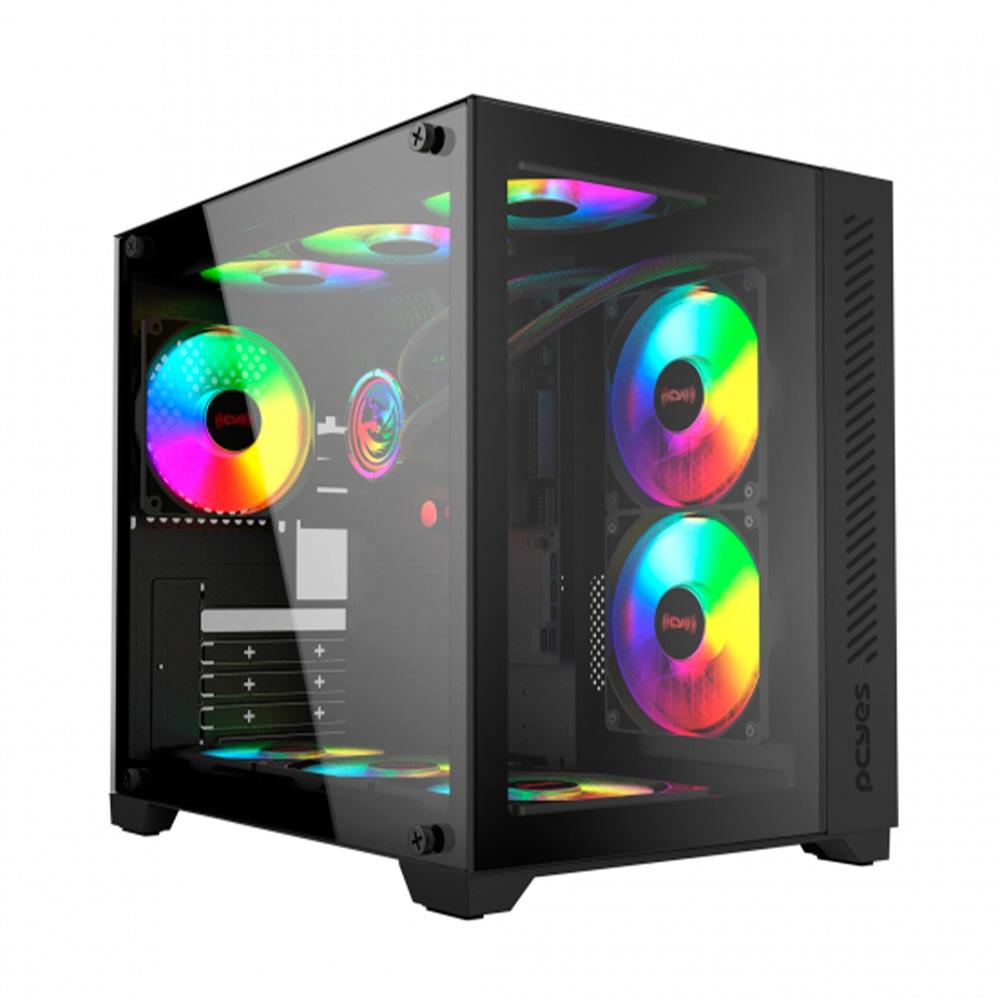 PCYes Forcefield MicroATX Mid Tower (Preto)