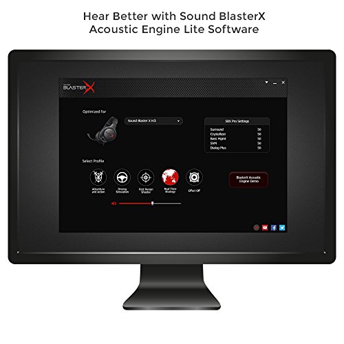 Creative Gamer Sound Blaster X H3 Com fio
