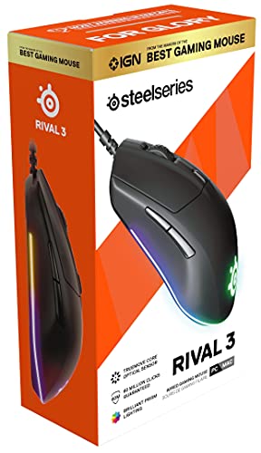 SteelSeries Rival 3 Com fio