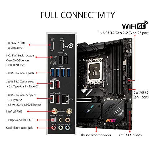 Asus ROG STRIX Z690-G GAMING WIFI Micro ATX LGA 1700