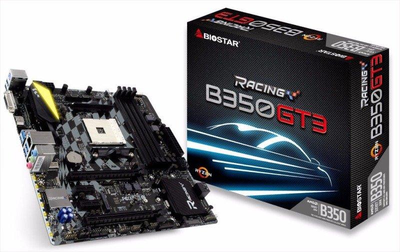 Biostar Racing B350GT3 DDR4 Micro ATX AM4