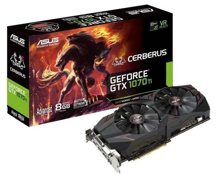 Asus GeForce GTX 1070 Ti 8 GB Cerberus