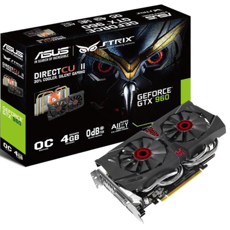 Asus GeForce GTX 960 4 GB GeForce 900 Series