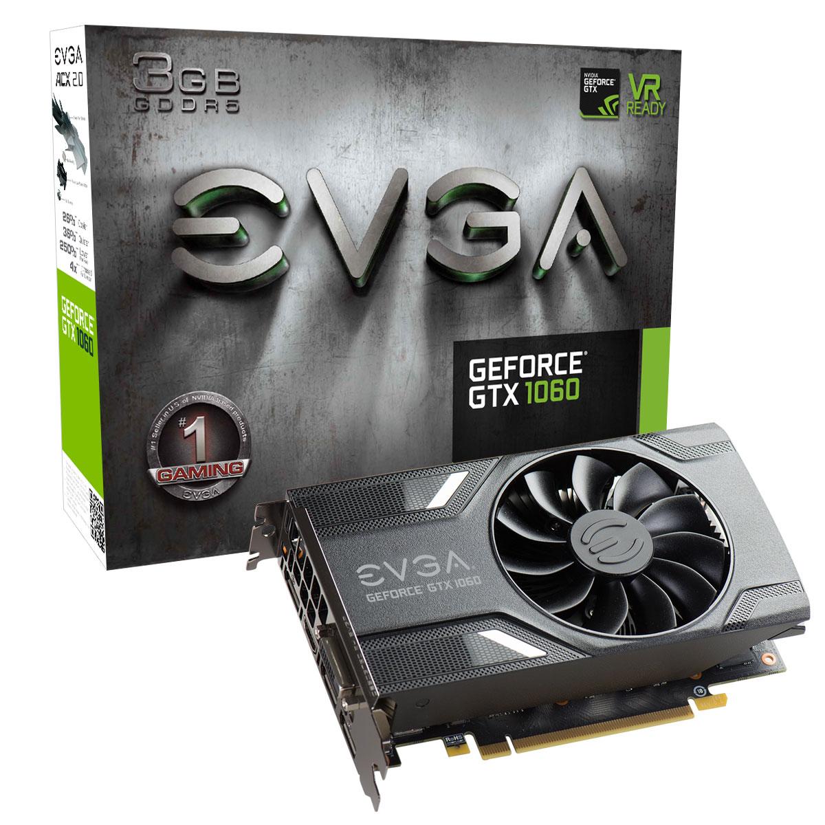 EVGA GeForce GTX 1060 3 GB GeForce 1000 Series