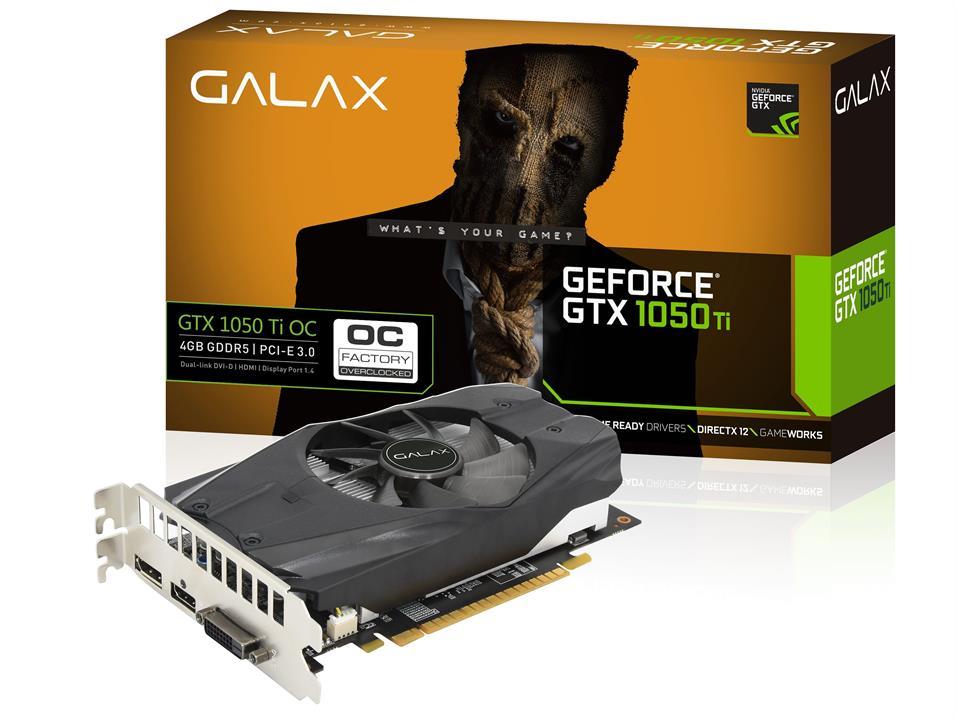 GALAX GeForce GTX 1050 Ti 4 GB OC