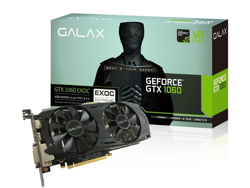 GALAX GeForce GTX 1060 6 GB GeForce 1000 Series