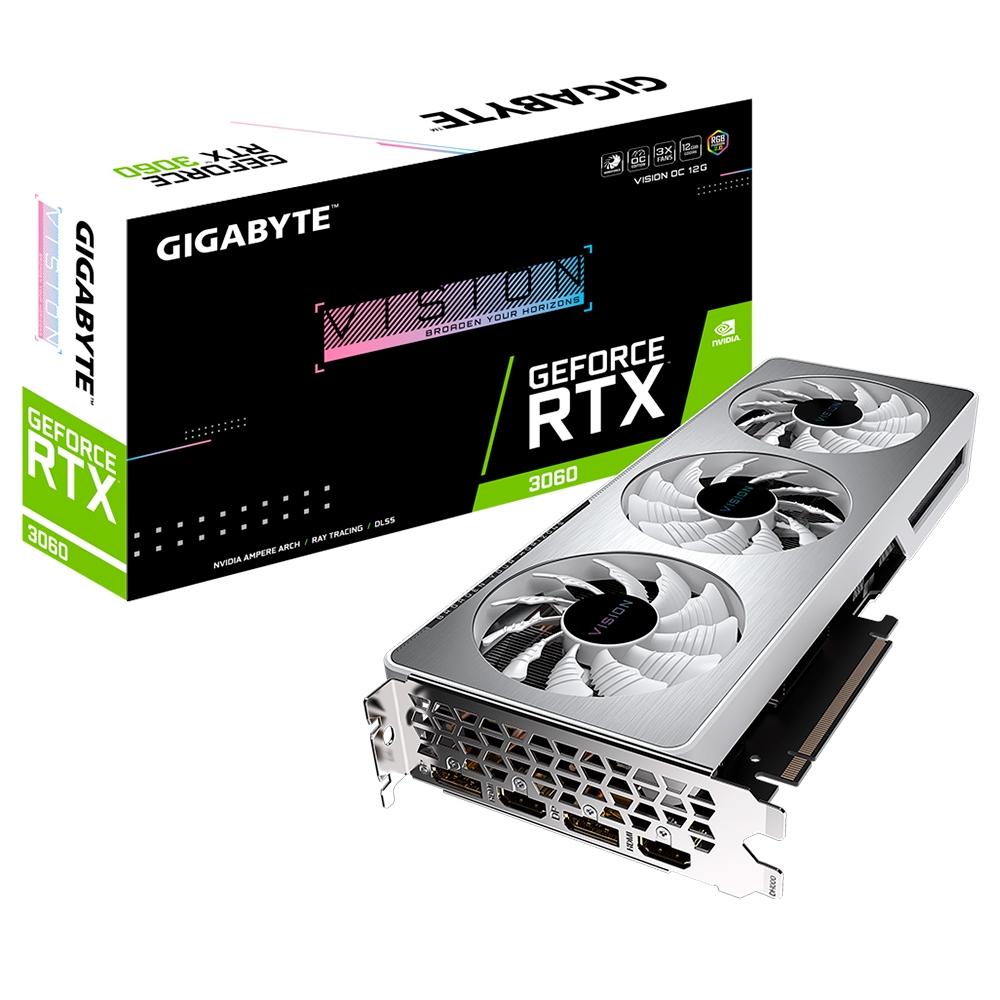 Placa de vídeo Gigabyte GeForce RTX 3060 Vision 