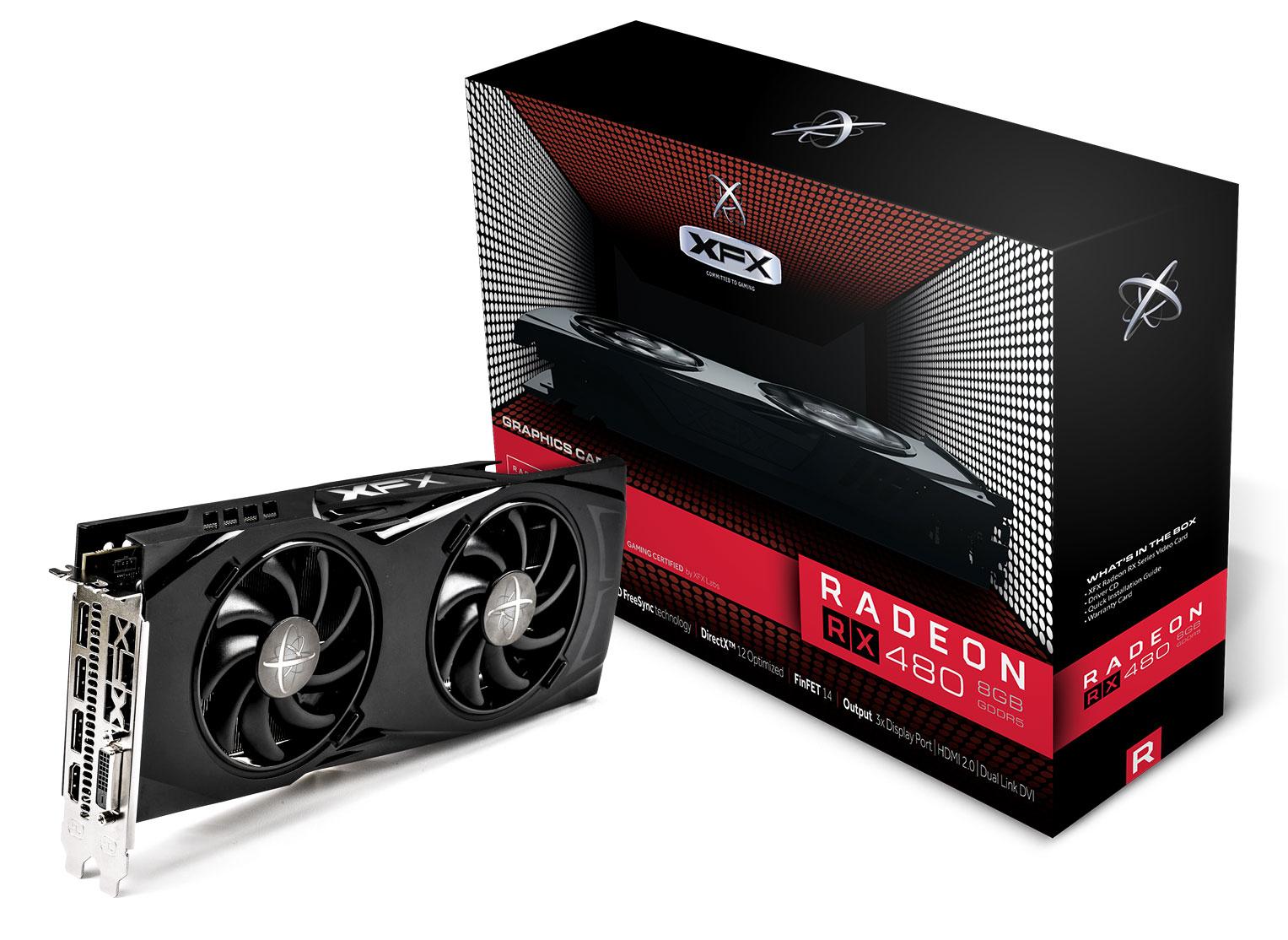 XFX Radeon RX 480 8 GB Black Edition OC