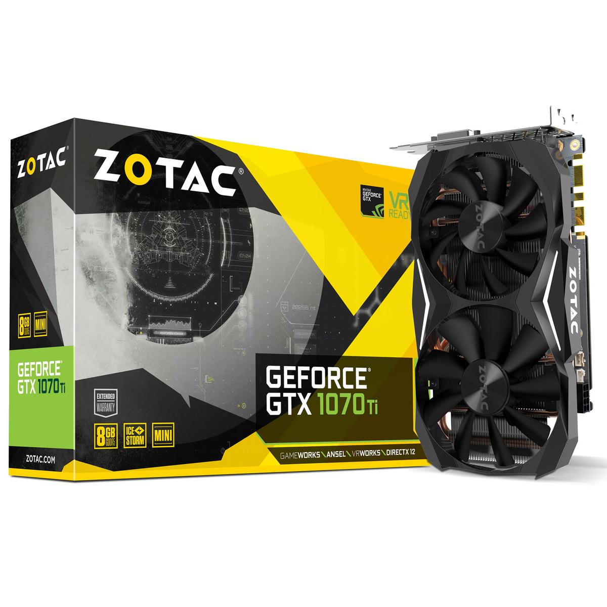 Zotac GeForce GTX 1070 Ti 8 GB GeForce 1000 Series