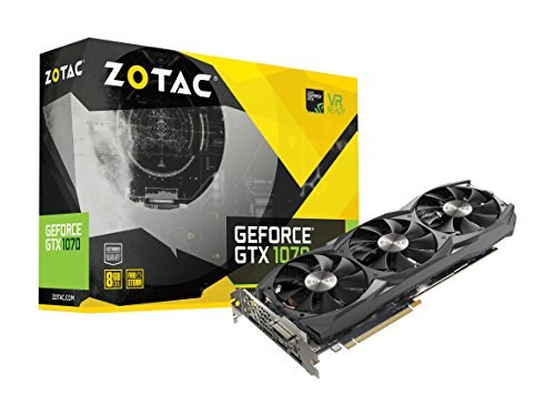Zotac GeForce GTX 1070 8 GB GeForce 1000 Series