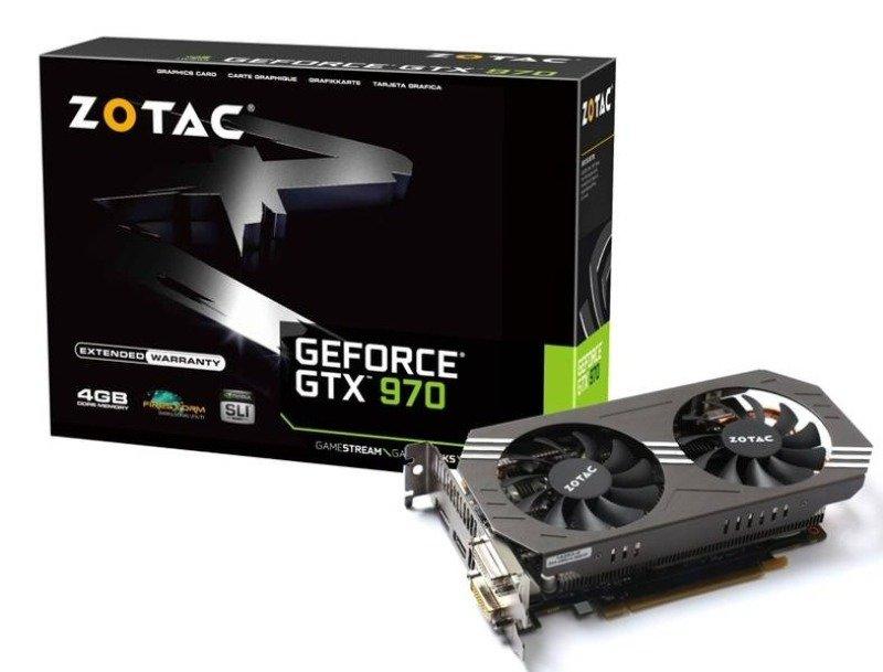 Zotac GeForce GTX 970 4 GB GeForce 900 Series