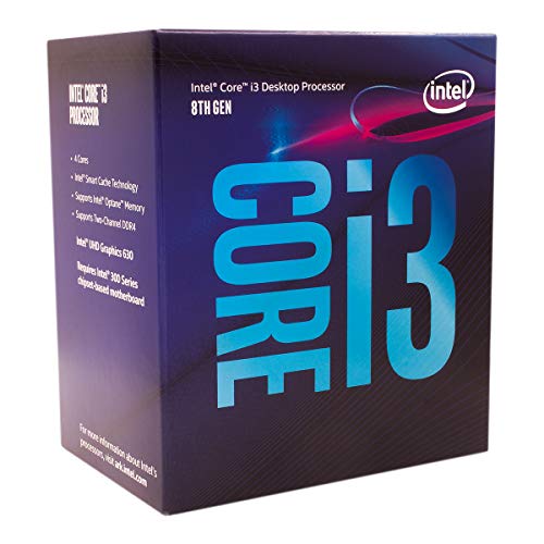 Intel Core i3-8100 3.6 GHz Quad-Core